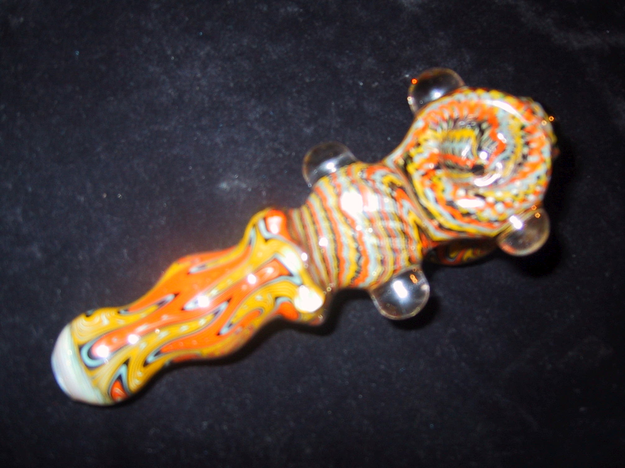 a glass pipe suitable for medical cannabis delivery