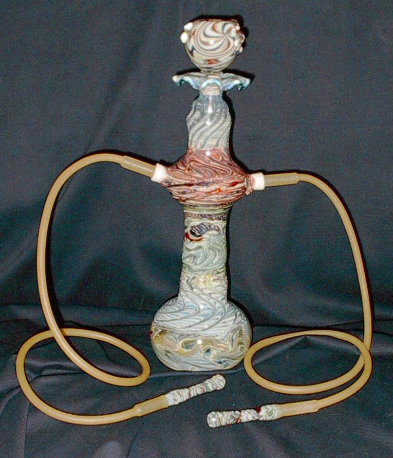 a hookah-style water pipe suitable for medical cannabis delivery