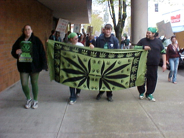 more of the MMM on Court Street - on their way to Liberty (!) - in Salem, Oregon in 2008